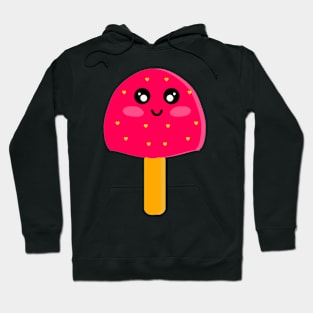 Pink Strawberry Ice-Cream Hoodie